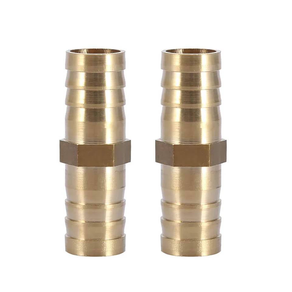 Kuuleyn Raccordo Diritto Ottone 14 mm 2 Pezzi per Tubo