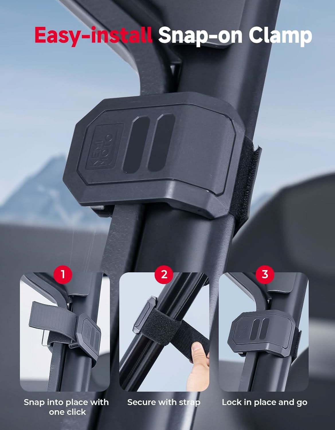 KEMIMOTO 2604 parabrezza anteriore ventilato per Teryx KRX 1000