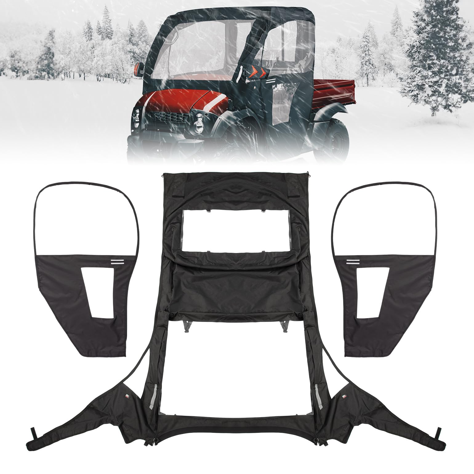 KEMIMOTO Mule 600 610 Telo Copricabina con Porte 600D