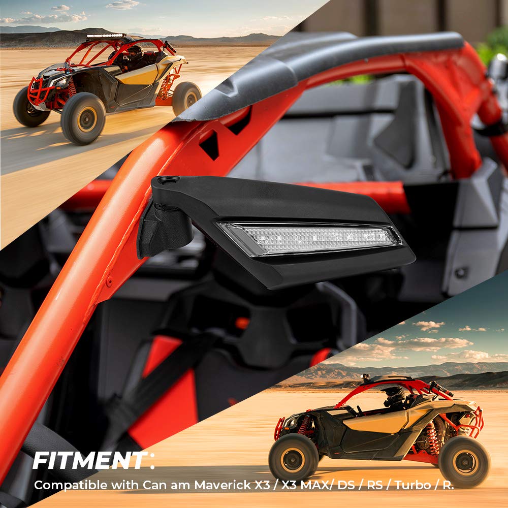 KEMIMOTO Maverick X3 specchietti laterali LED coppia 12V