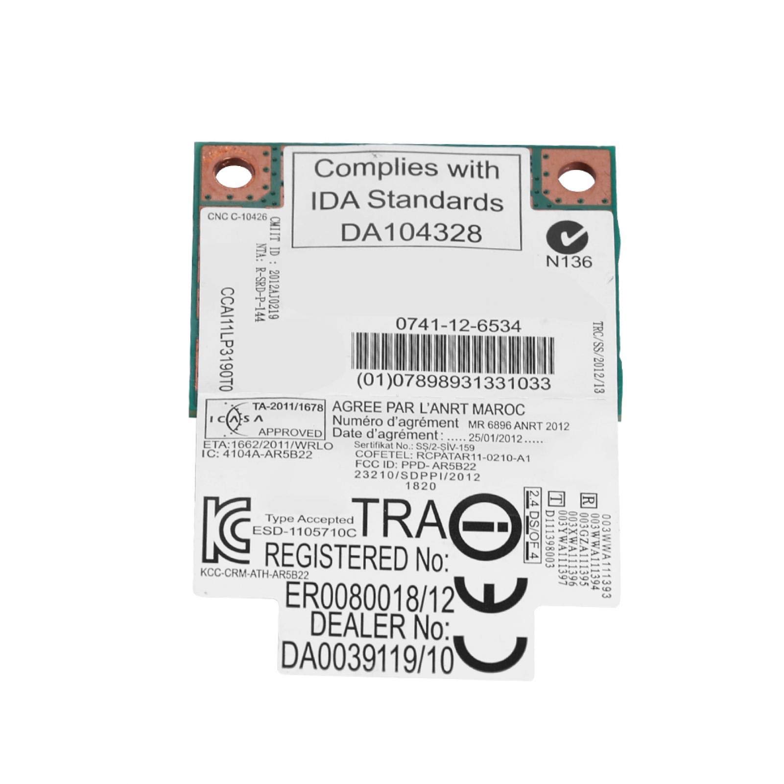 Kuuleyn AR5B22 Scheda WiFi Half Mini PCIe 300 Mbps