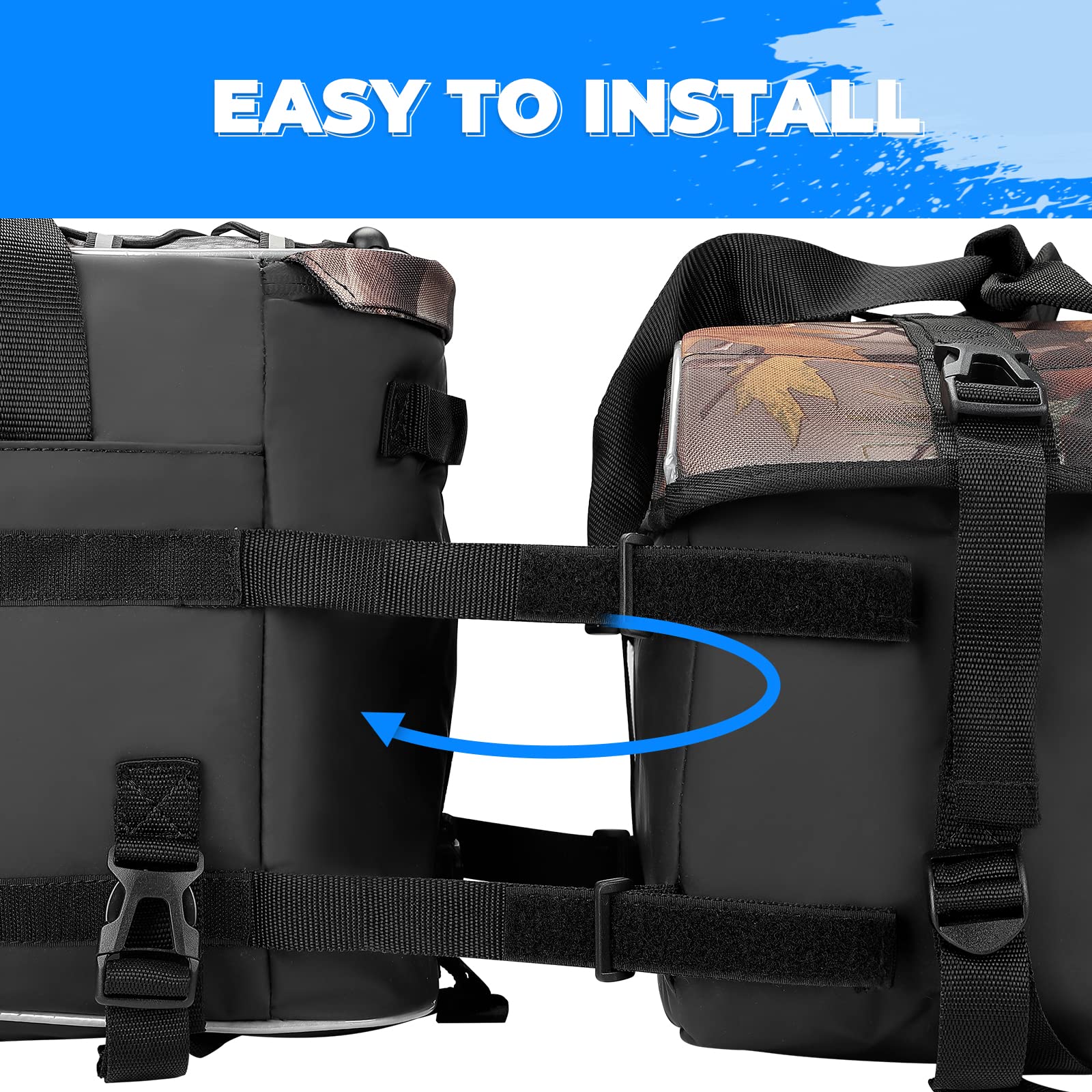 Kemimoto ATV 76L borsa posteriore impermeabile con seduta