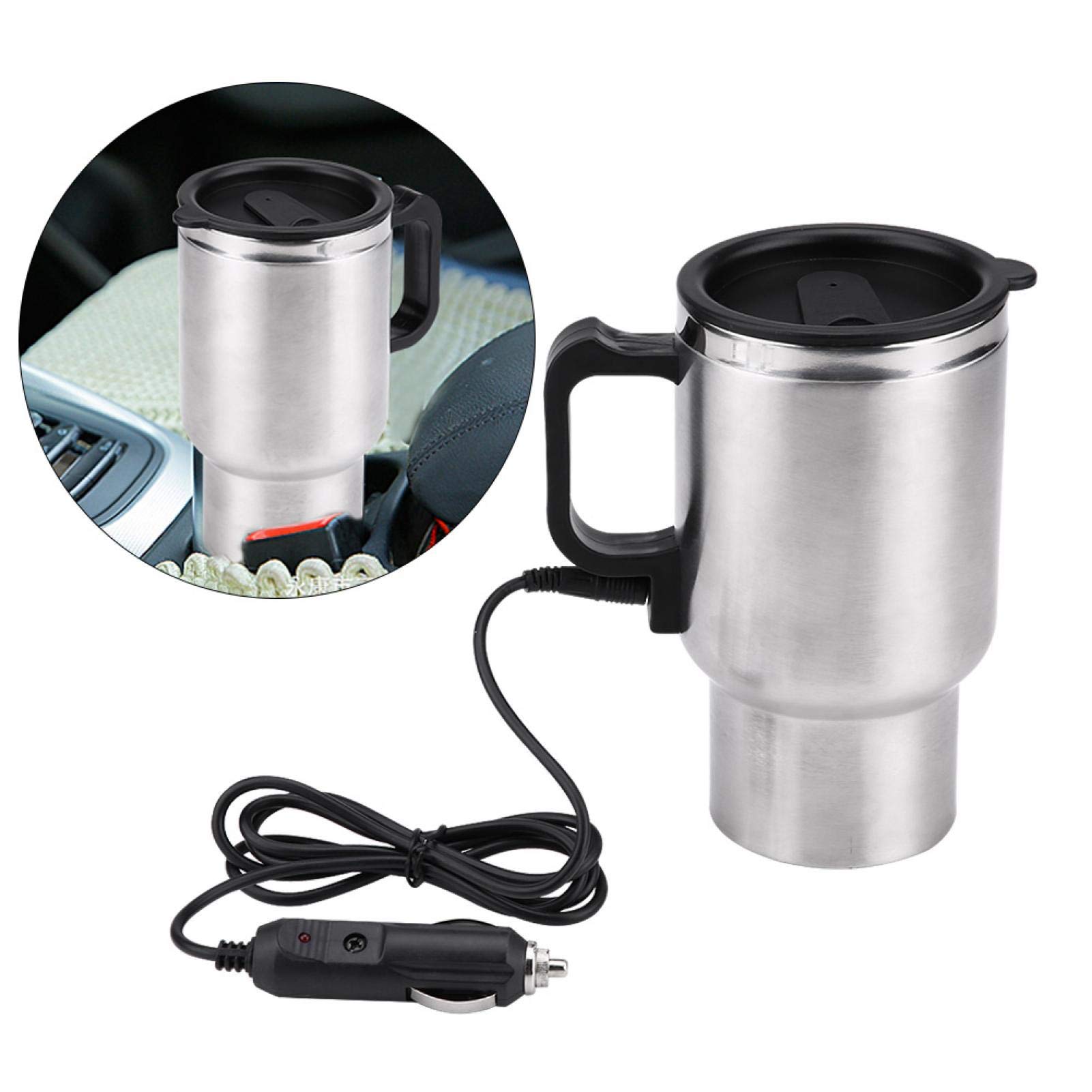 Kuuleyn tazza termica auto 12V 450 ml acciaio inox