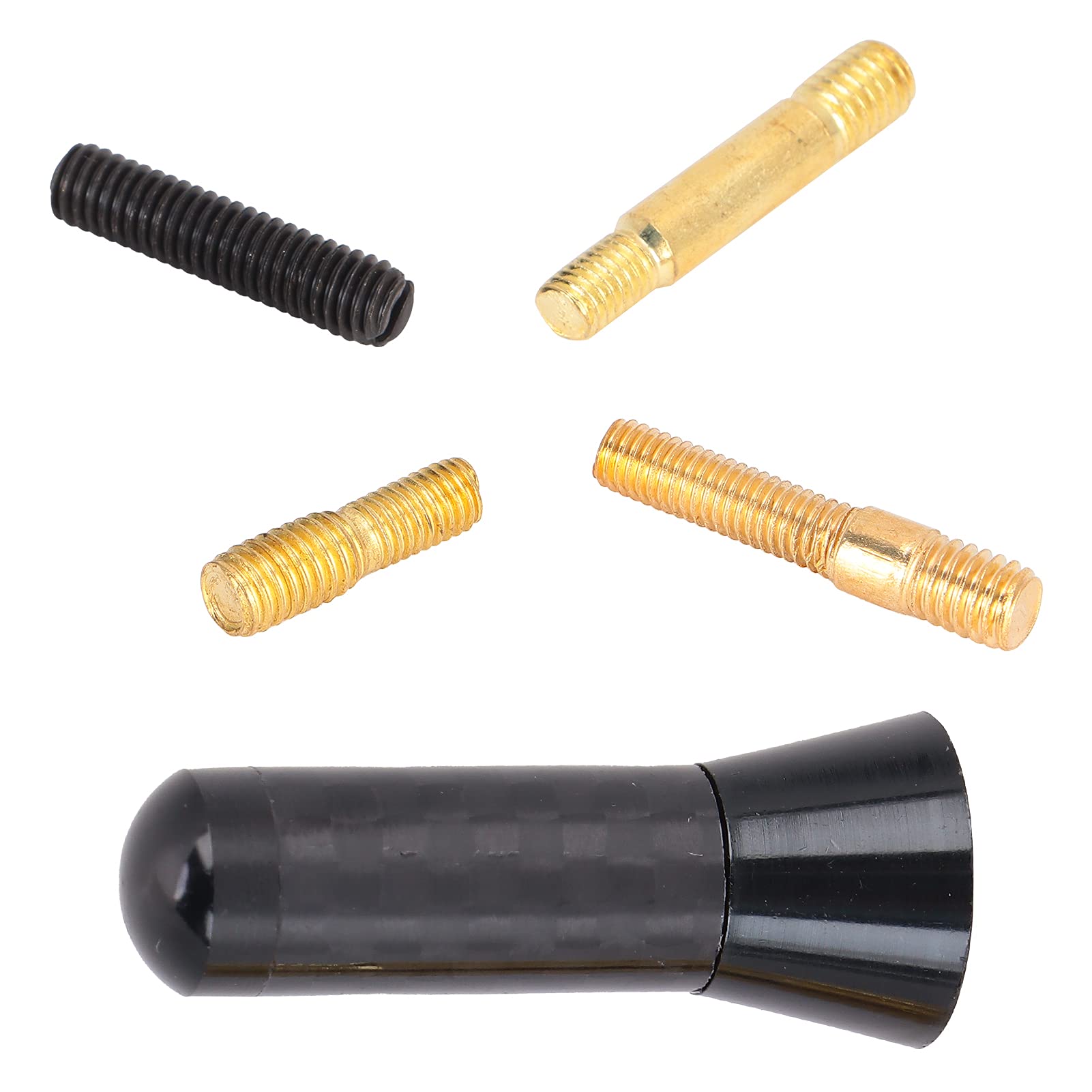 AOWINHIT antenna corta universale carbonio nera 3,5 cm