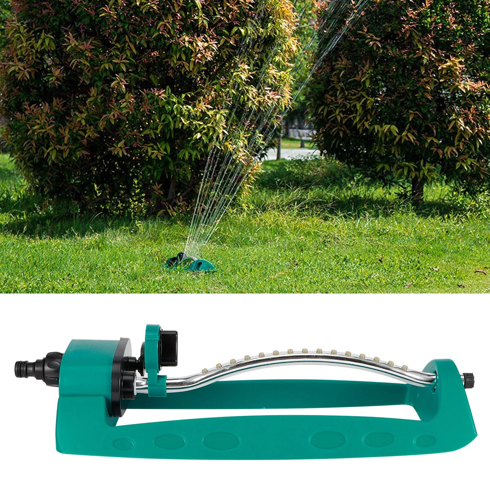 Kuuleyn Irrigatore Oscillante 15 Fori da Giardino Alluminio