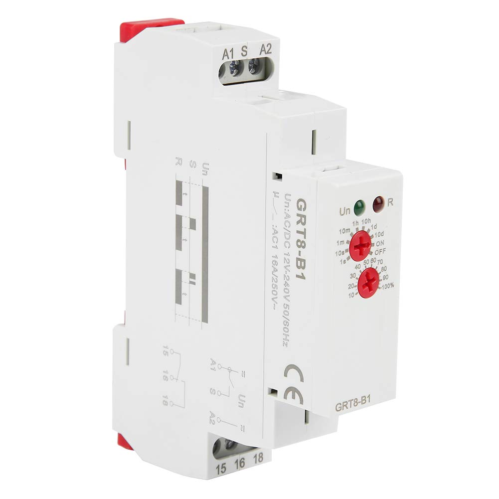 Kuuleyn GRT8-B1 Relè a Tempo Ritardato DIN 12-240V