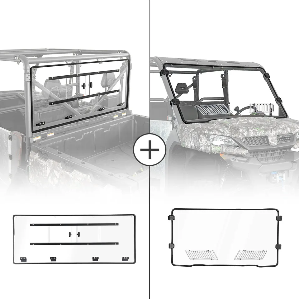 KEMIMOTO UFORCE 1000 parabrezza ventilato scorrevole anteriore+posteriore