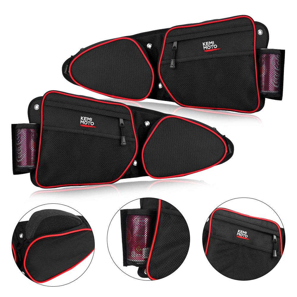 KEMIMOTO RZR XP 1000 borse portiera anteriori con ginocchiera