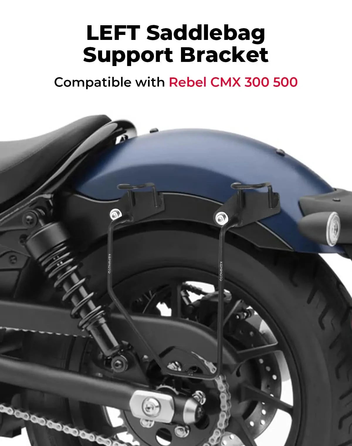 Kemimoto Rebel CMX supporto borse laterali sinistro
