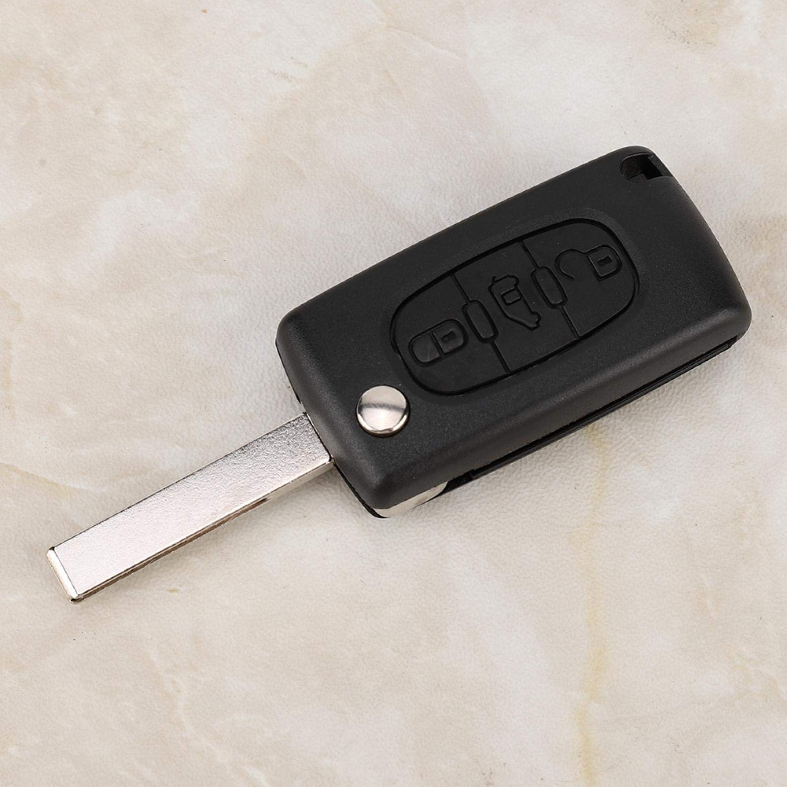 Kuuleyn HU83 custodia chiave auto 3 pulsanti Citroen Fiat