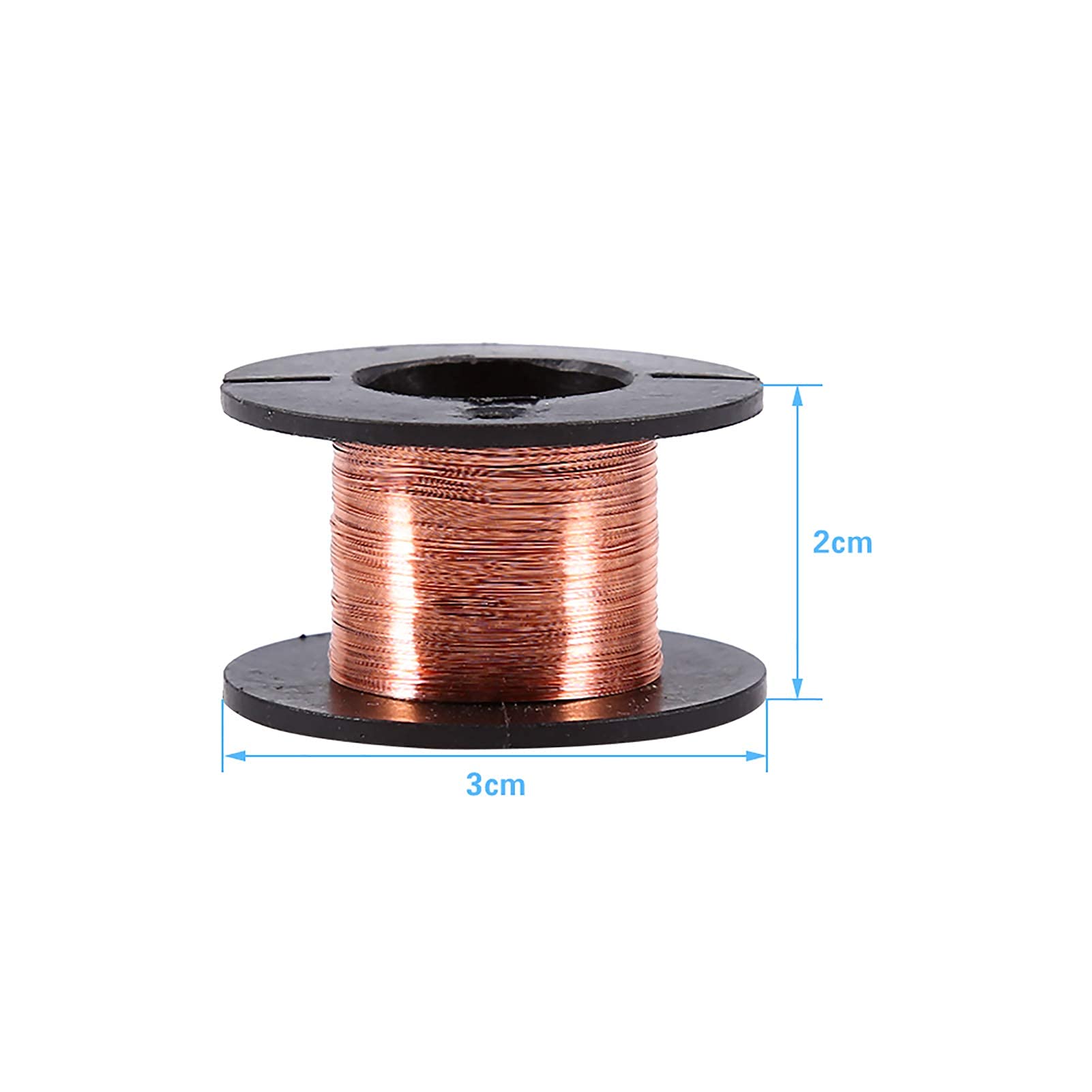 Kuuleyn filo rame smaltato 0,1 mm 12 m 5 pz alta conducibilità
