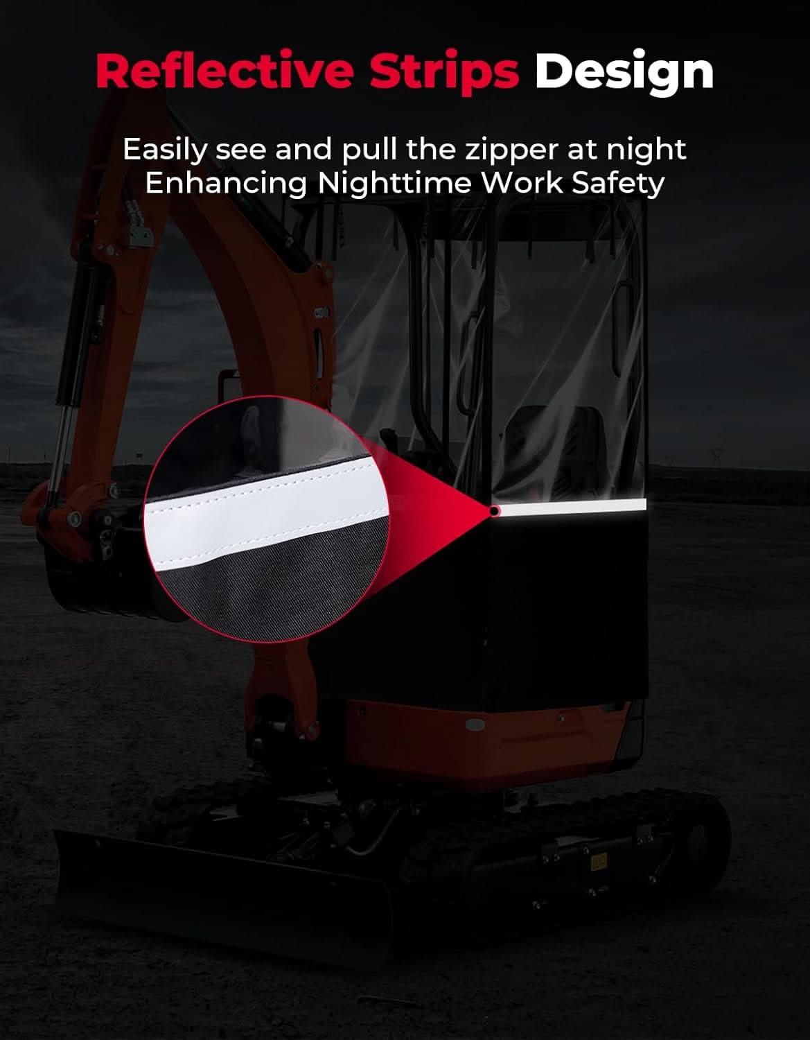 KEMIMOTO Telo Miniescavatore Bobcat E20 Kubota U17 impermeabile