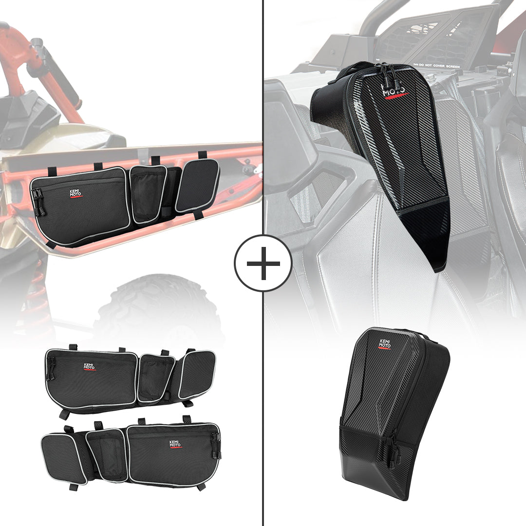 KEMIMOTO set borse portiera + centrale Maverick X3 nylon