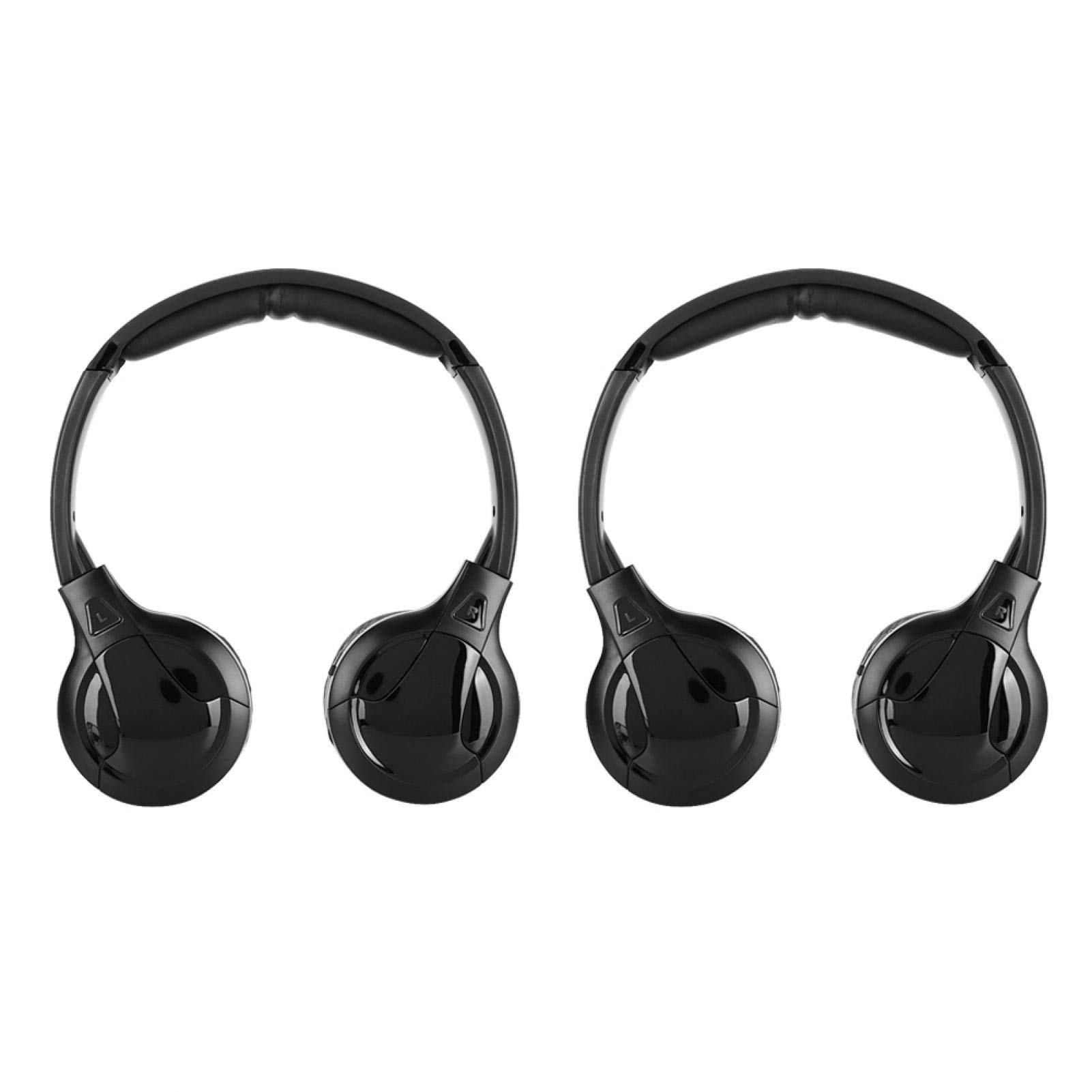 Kuuleyn Cuffie IR 2 Canali DVD auto stereo pieghevoli