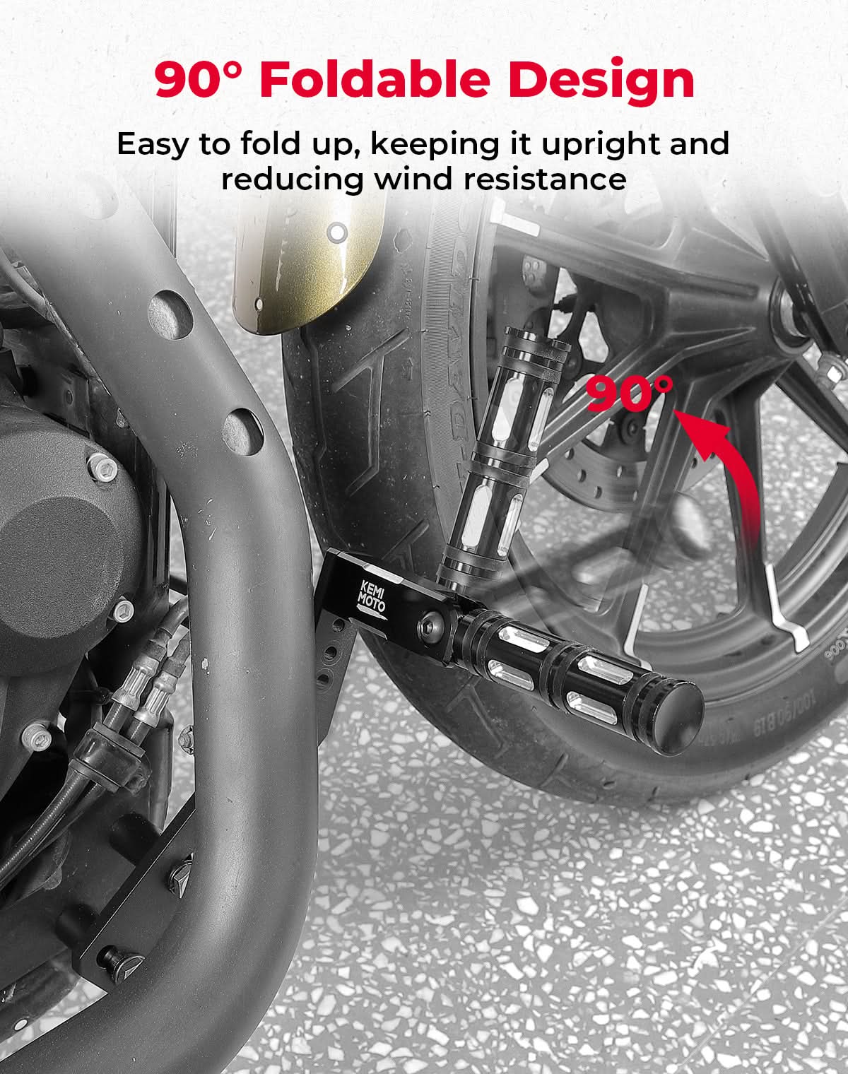 KEMIMOTO Pedane Highway Sportster 883 1200 Regolabili