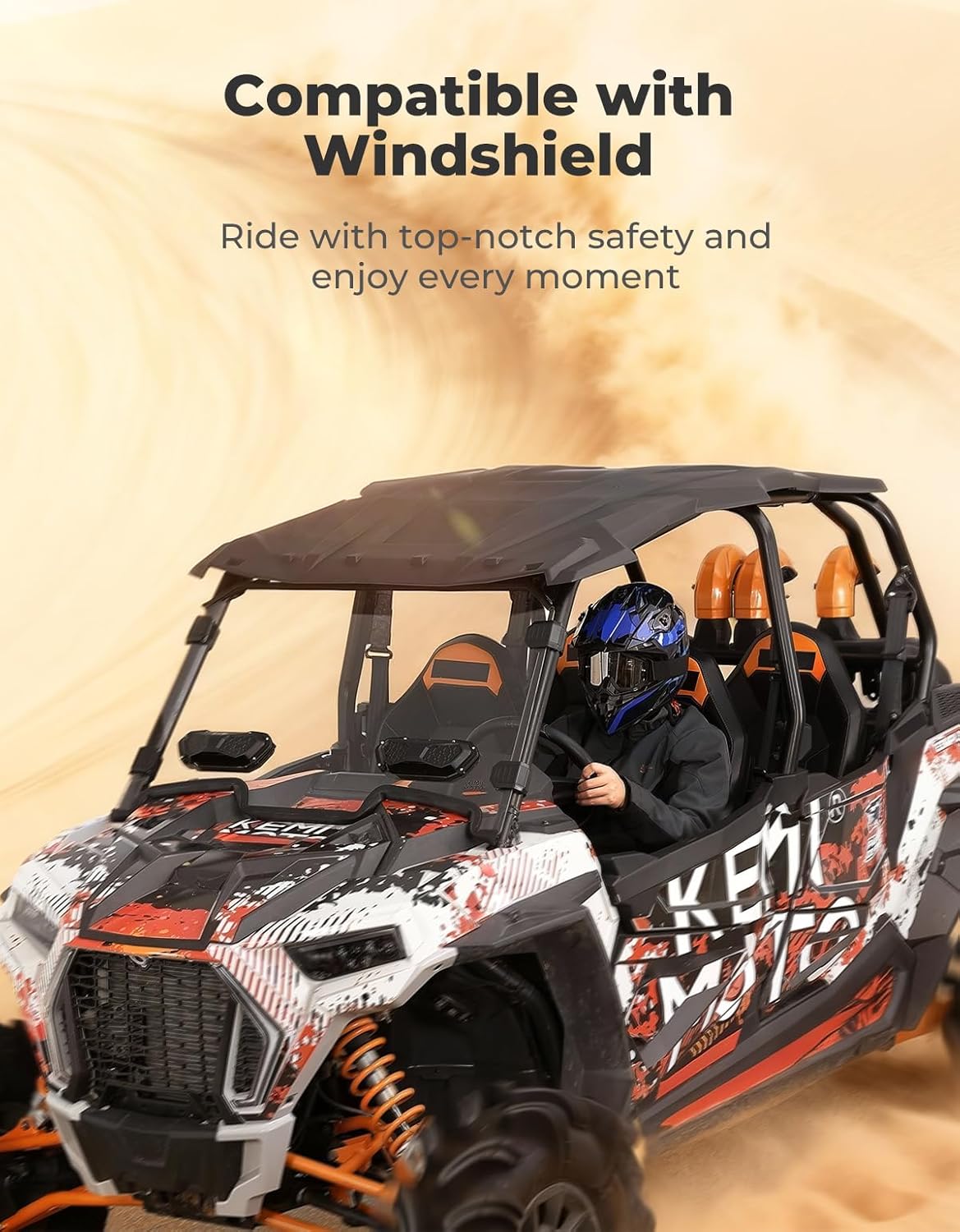 KEMIMOTO RZR XP 4 1000 tettuccio rigido 4 posti HDPE