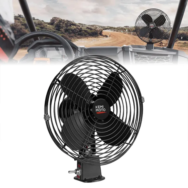 Kemimoto ventola raffreddamento 12V 8'' UTV universale