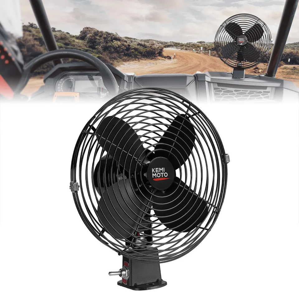 Kemimoto ventola raffreddamento 12V 8'' UTV universale