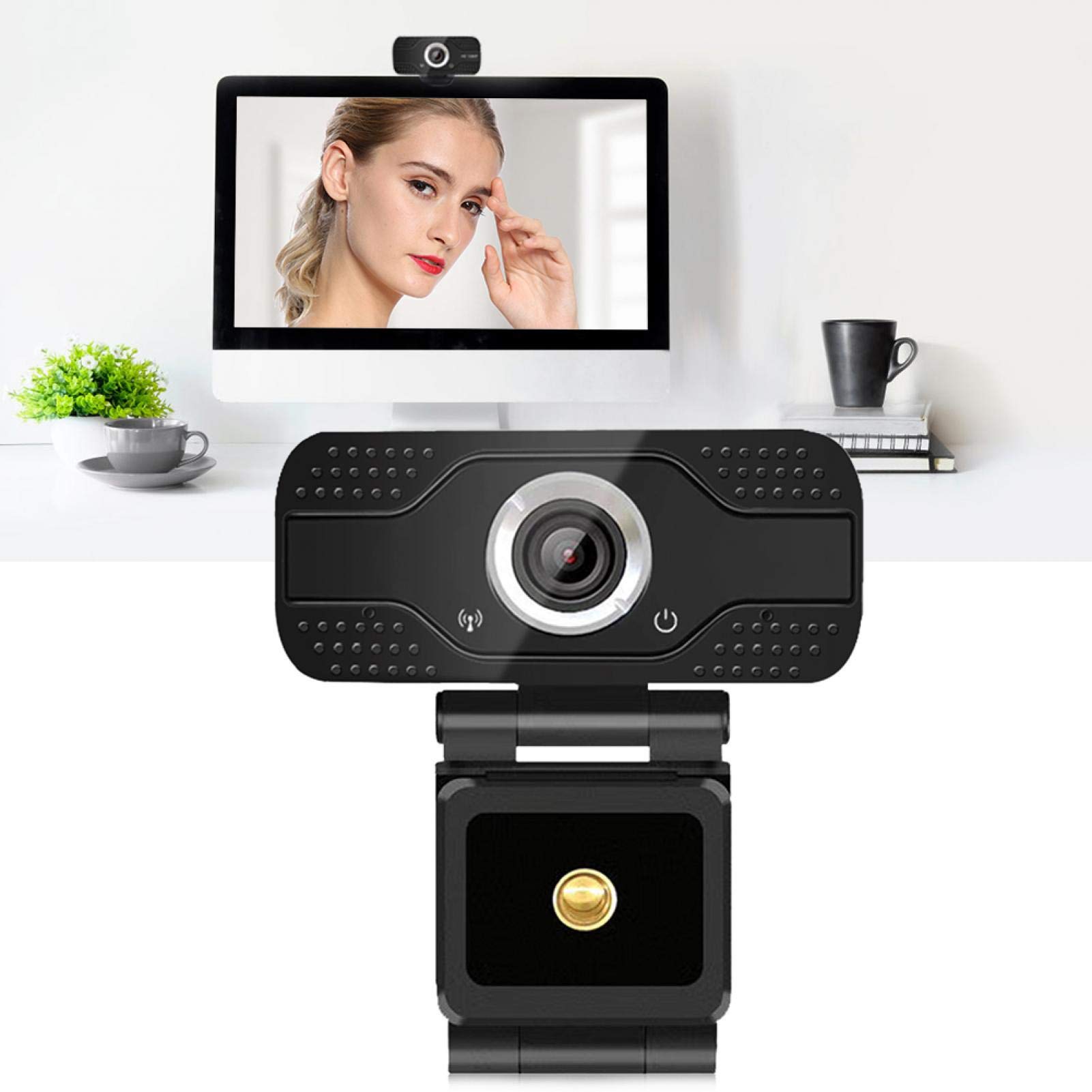 Kuuleyn Webcam 1080p con microfono cancellazione rumore