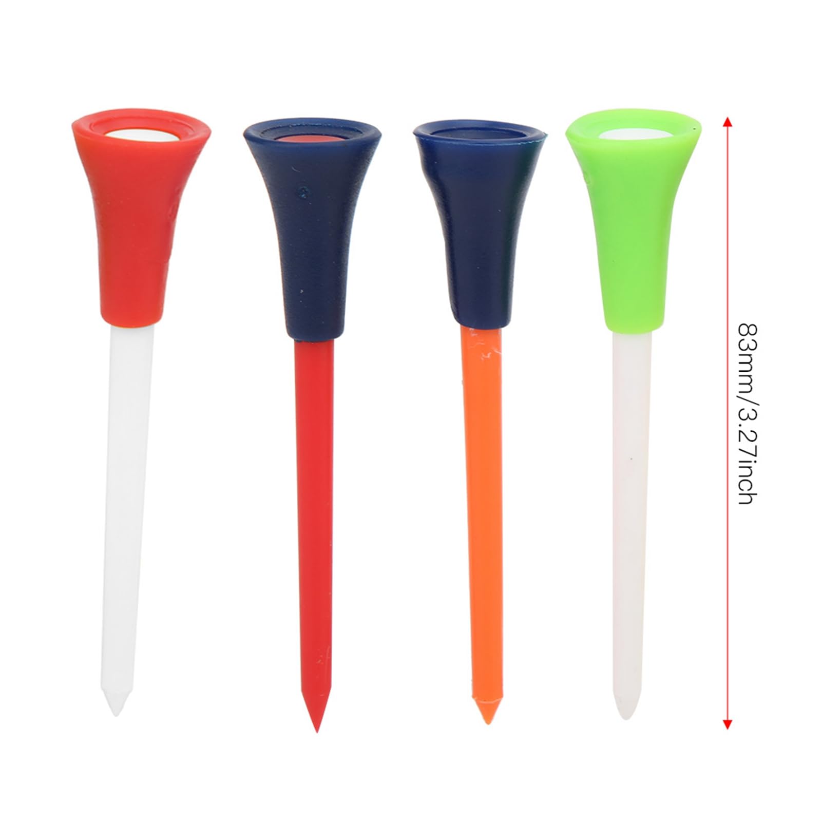 Kuuleyn Tee Golf Silicone 50 Pezzi 83 mm Colorati
