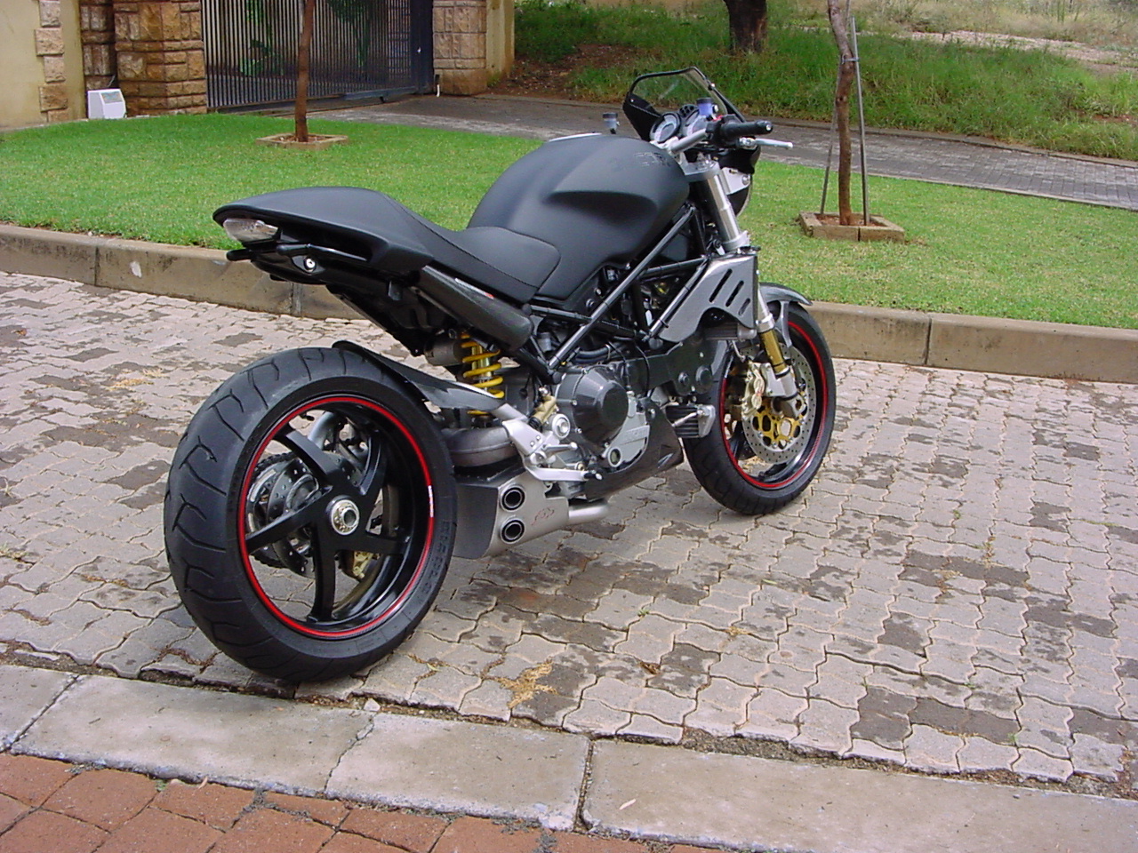 QD Exhaust Ex-Box Ducati Monster S4R 2004 scarico inox