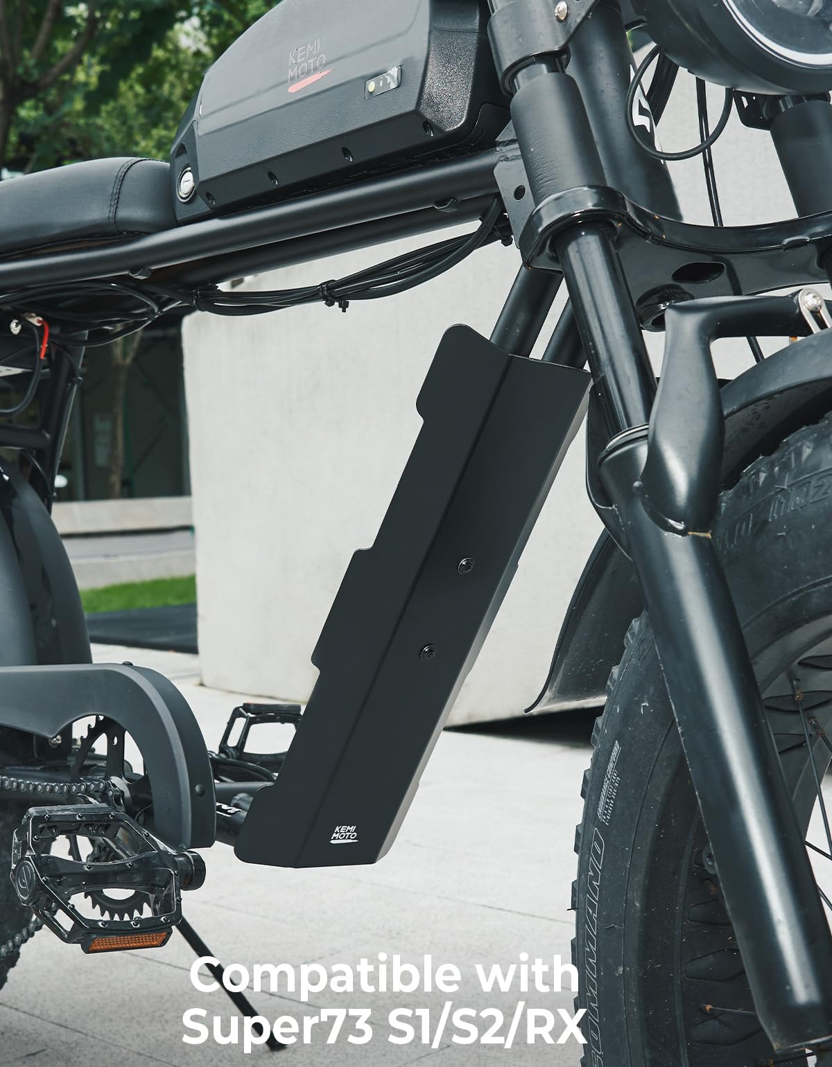 KEMIMOTO Super73 parafango centrale ebike nero 355 mm