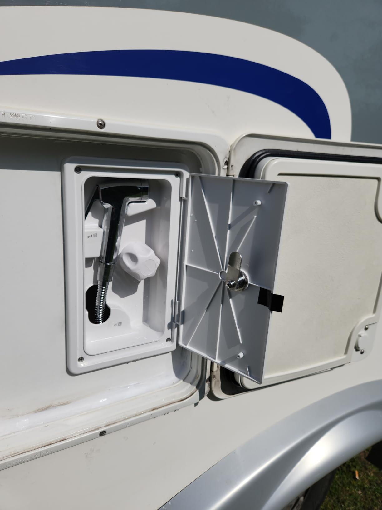 Kuuleyn Box Doccia Camper 267mm ABS Bianco 2 Chiavi