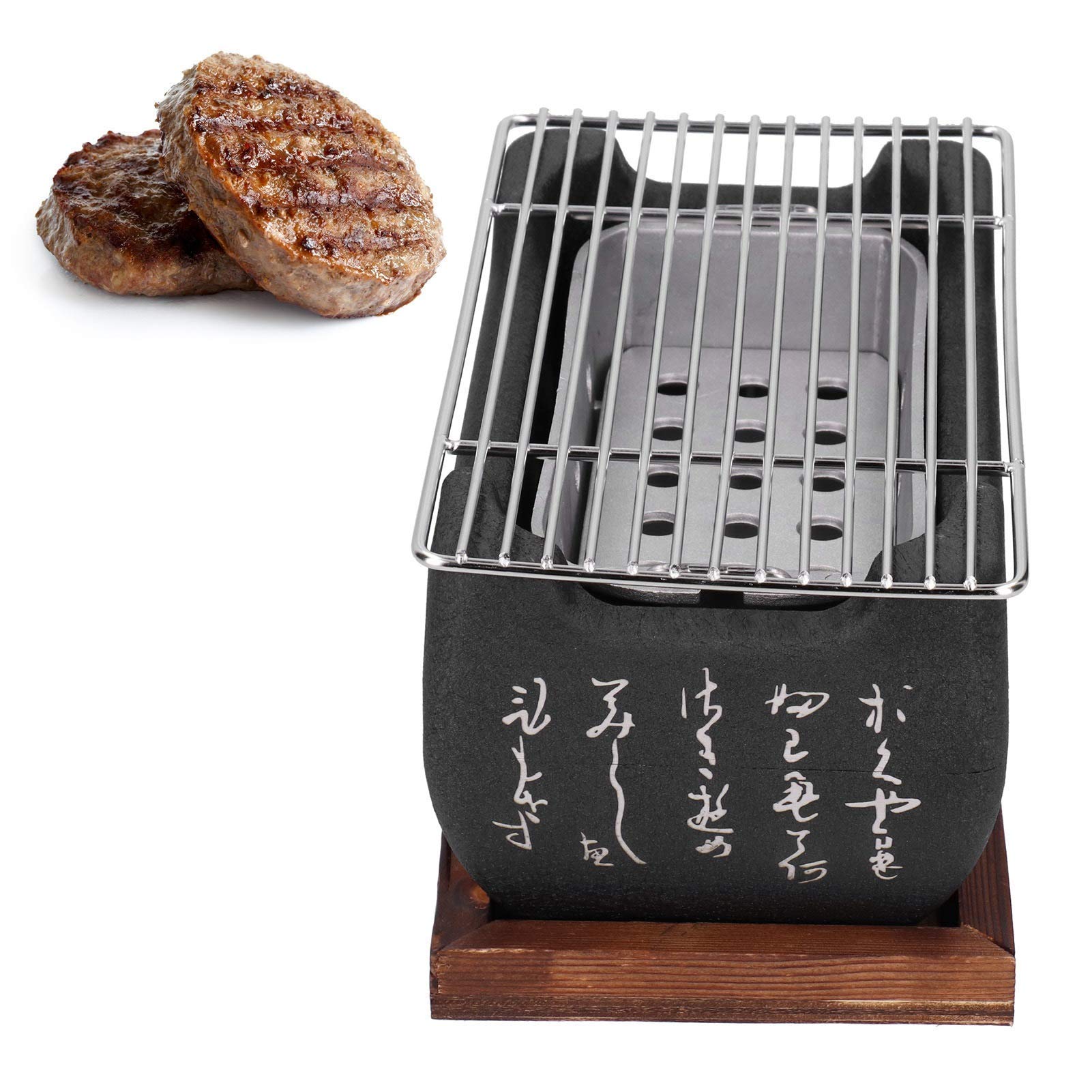 Kuuleyn Griglia Barbecue Giapponese Mini Alluminio
