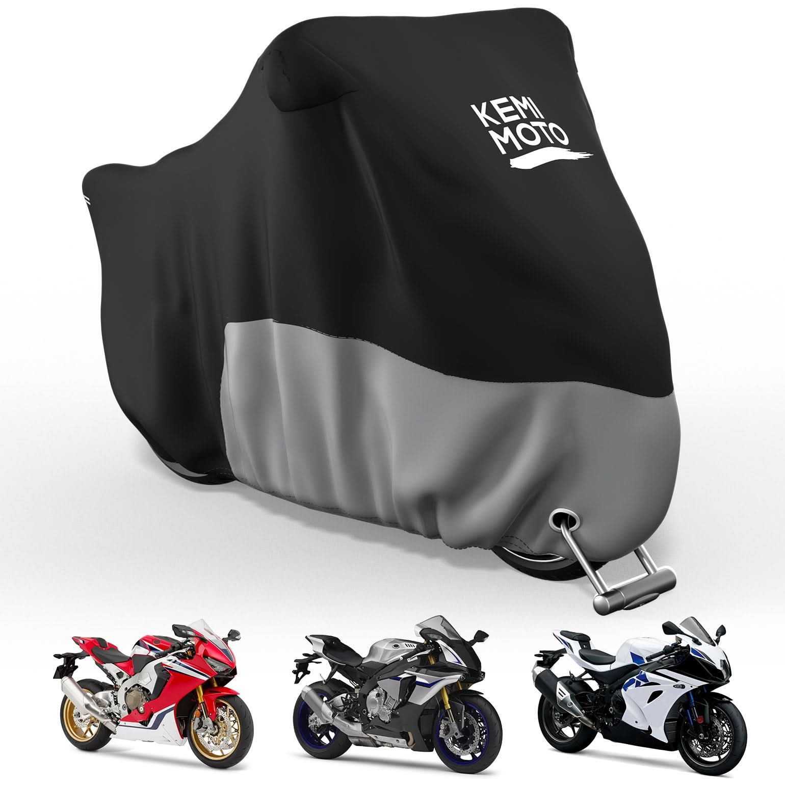 KEMIMOTO 420D Telo Moto Sportiva Impermeabile Antipioggia