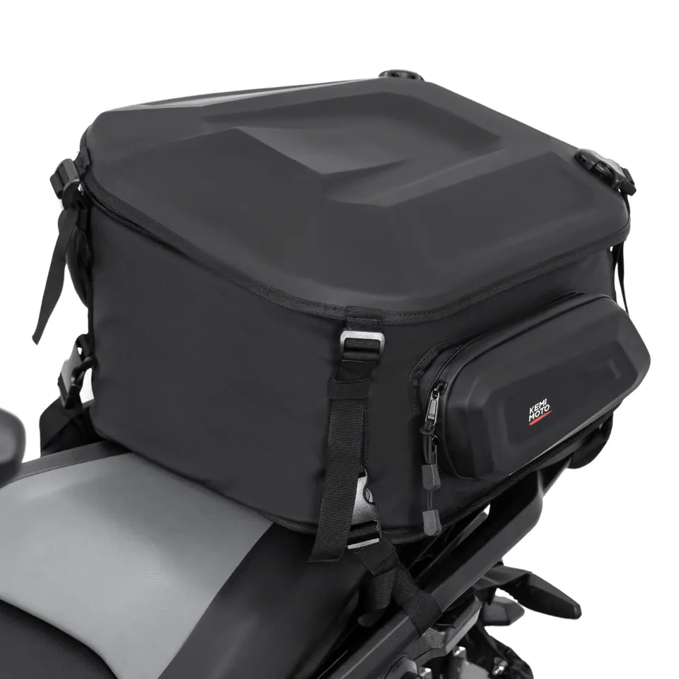 KEMIMOTO borsa posteriore moto rigida 23-35L impermeabile