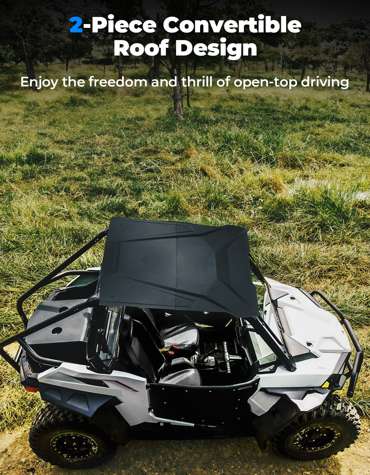 KEMIMOTO RZR Trail S 900 1000 tetto rigido in PP