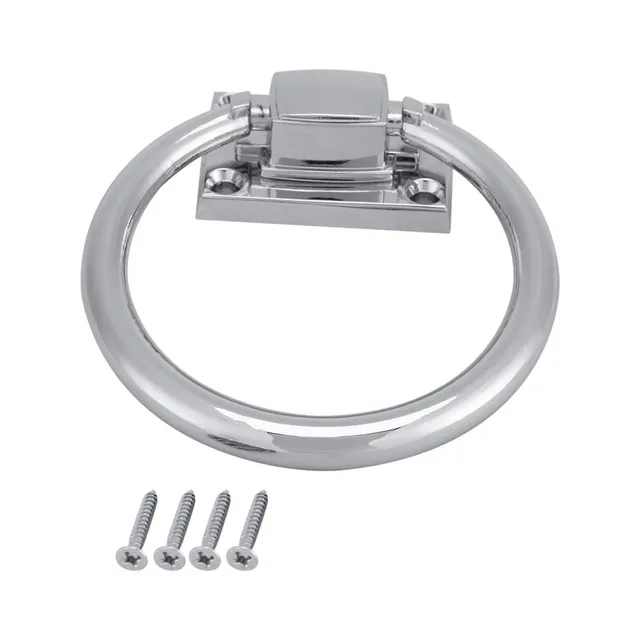Kuuleyn Battente Porta Anello Inox Argento 111 mm