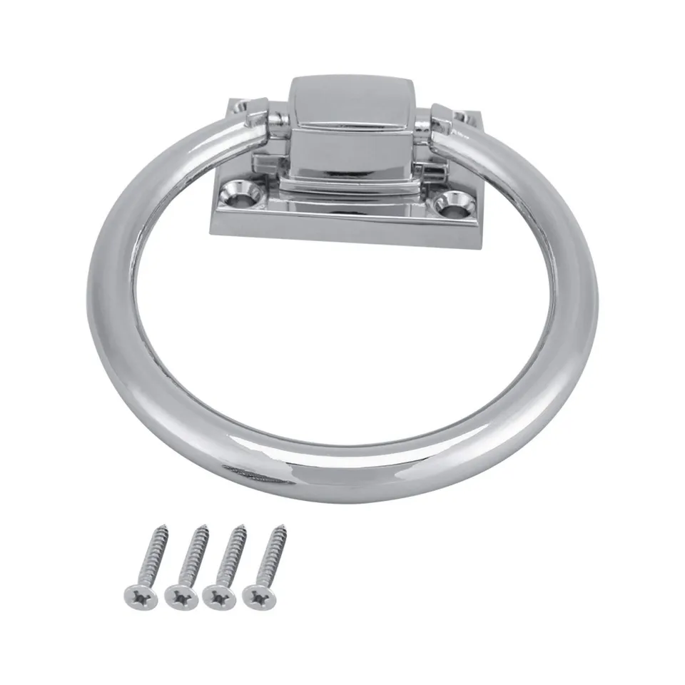Kuuleyn Battente Porta Anello Inox Argento 111 mm