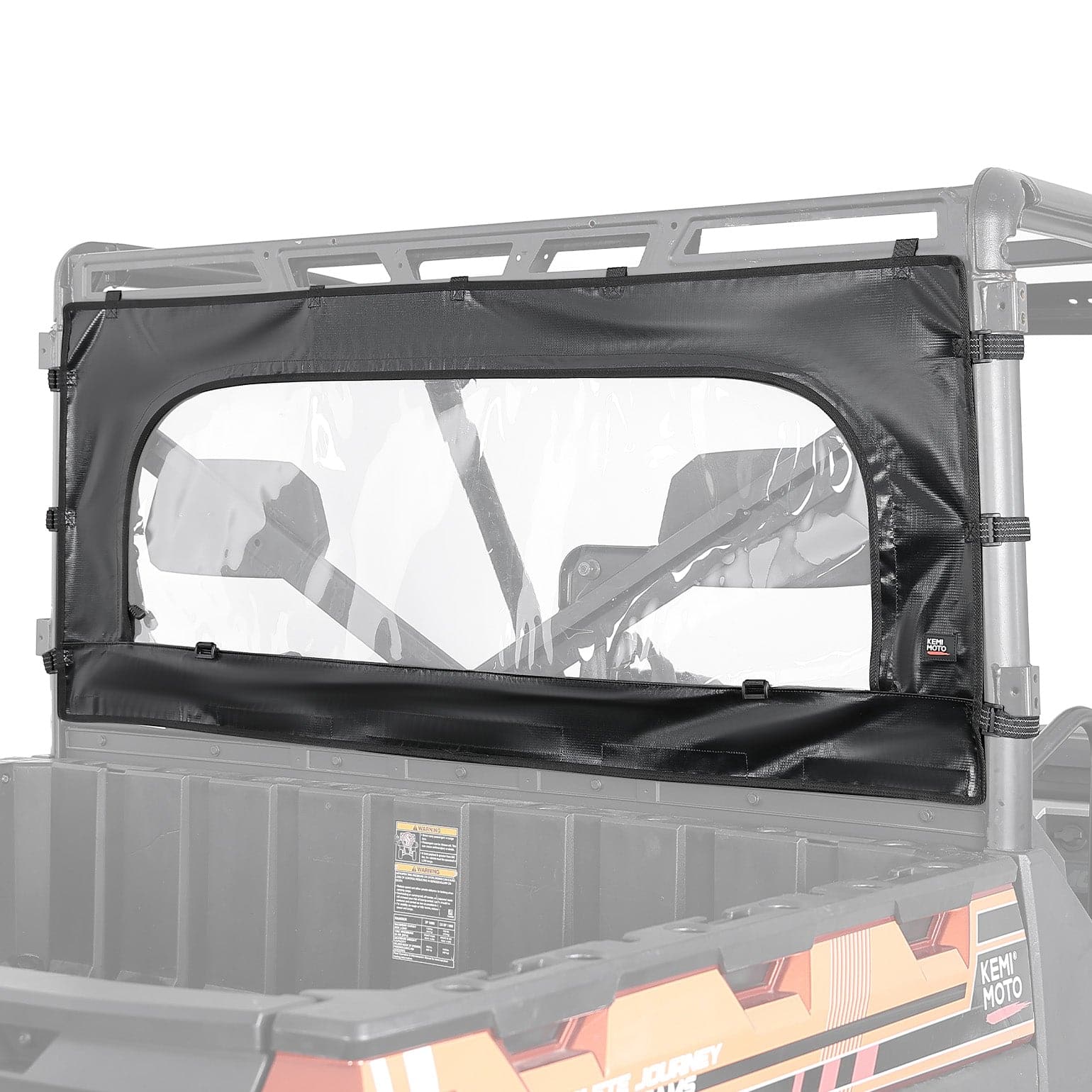 KEMIMOTO Ranger XP 1000 Lunotto Posteriore con Zip PVC