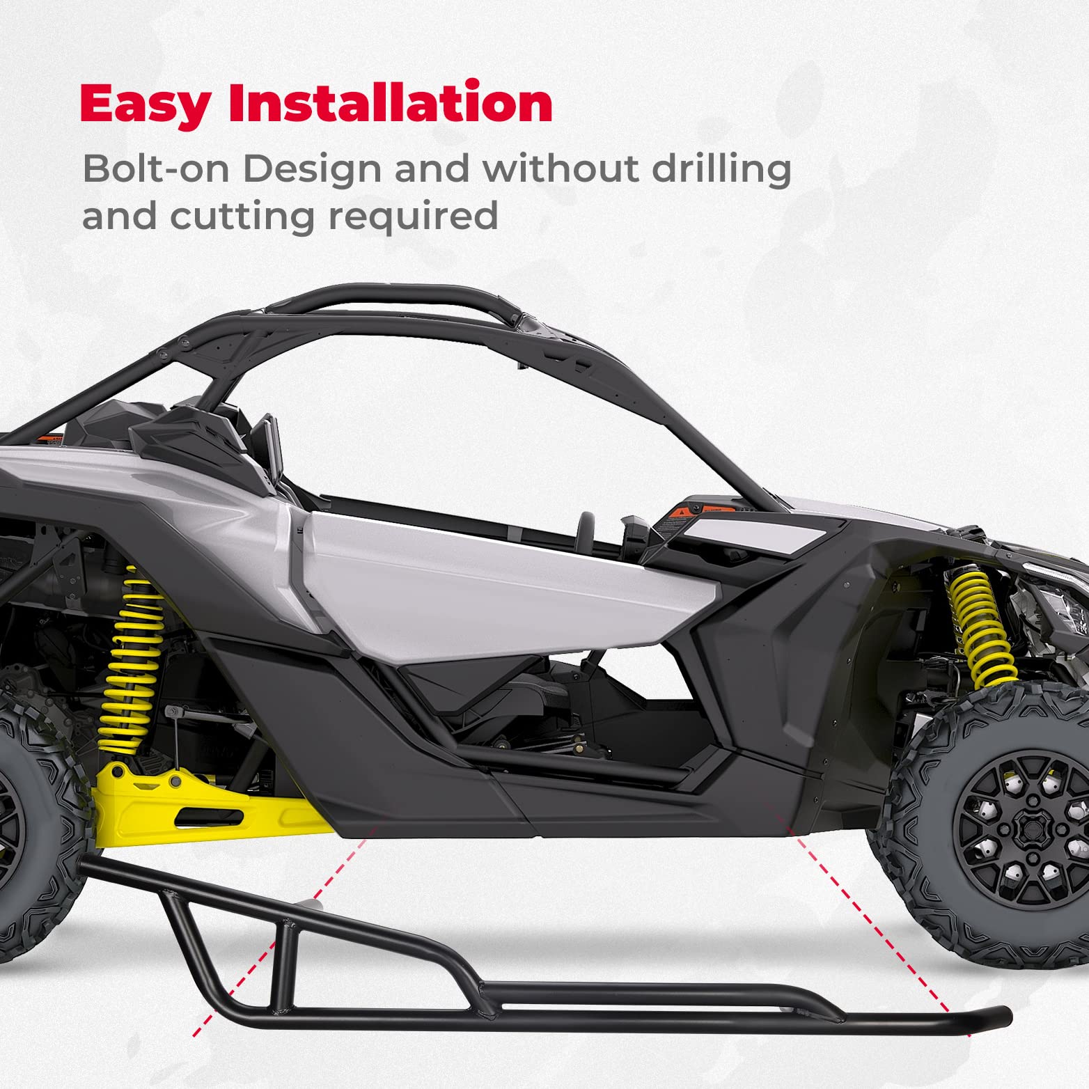KEMIMOTO Maverick X3 Pedane Laterali 2 Posti Acciaio