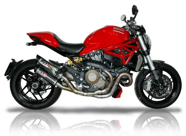 QD Exhaust Magnum Scarico Monster 1200 Carbonio