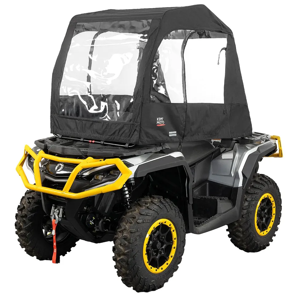 Kemimoto Telo Cabina Quad ATV Universale 6 Finestre Impermeabile