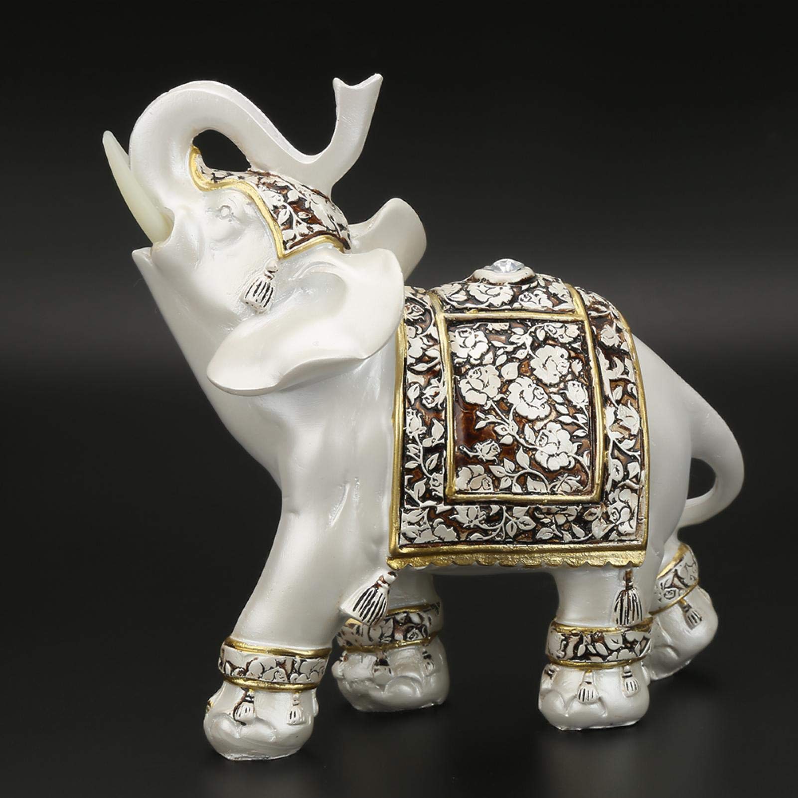 Kuuleyn Statuetta Elefante Portafortuna Vintage 170mm Ufficio Casa