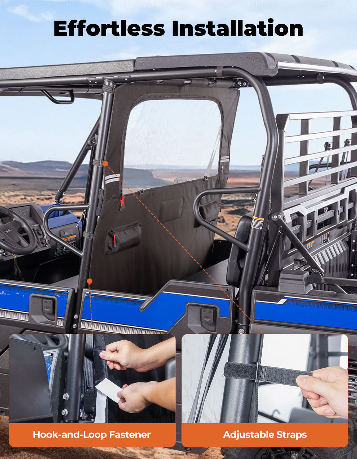 Kemimoto Mule PRO-FXT lunotto posteriore morbido con tasche