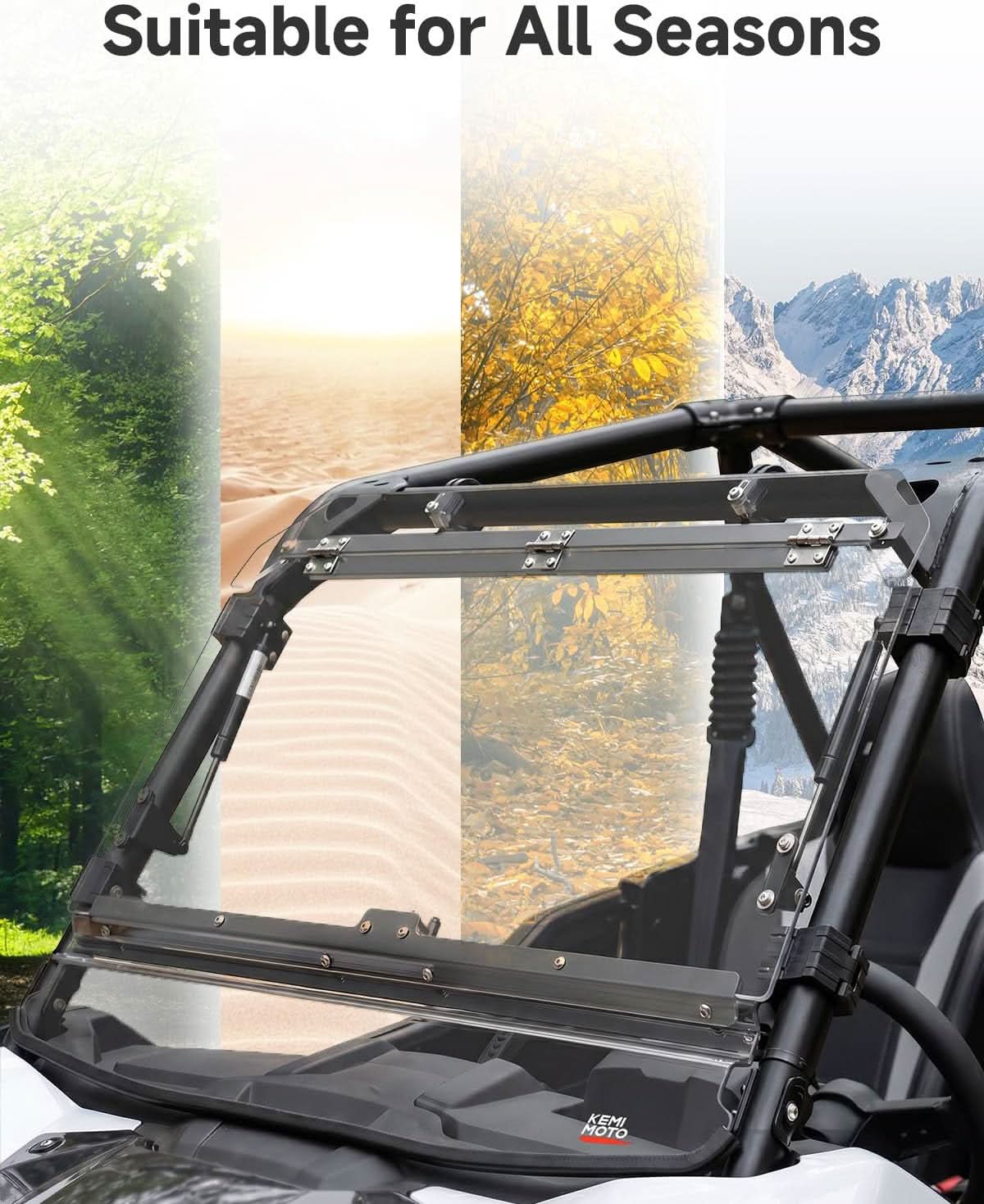 Kemimoto Teryx KRX 1000 parabrezza ribaltabile 3 in 1