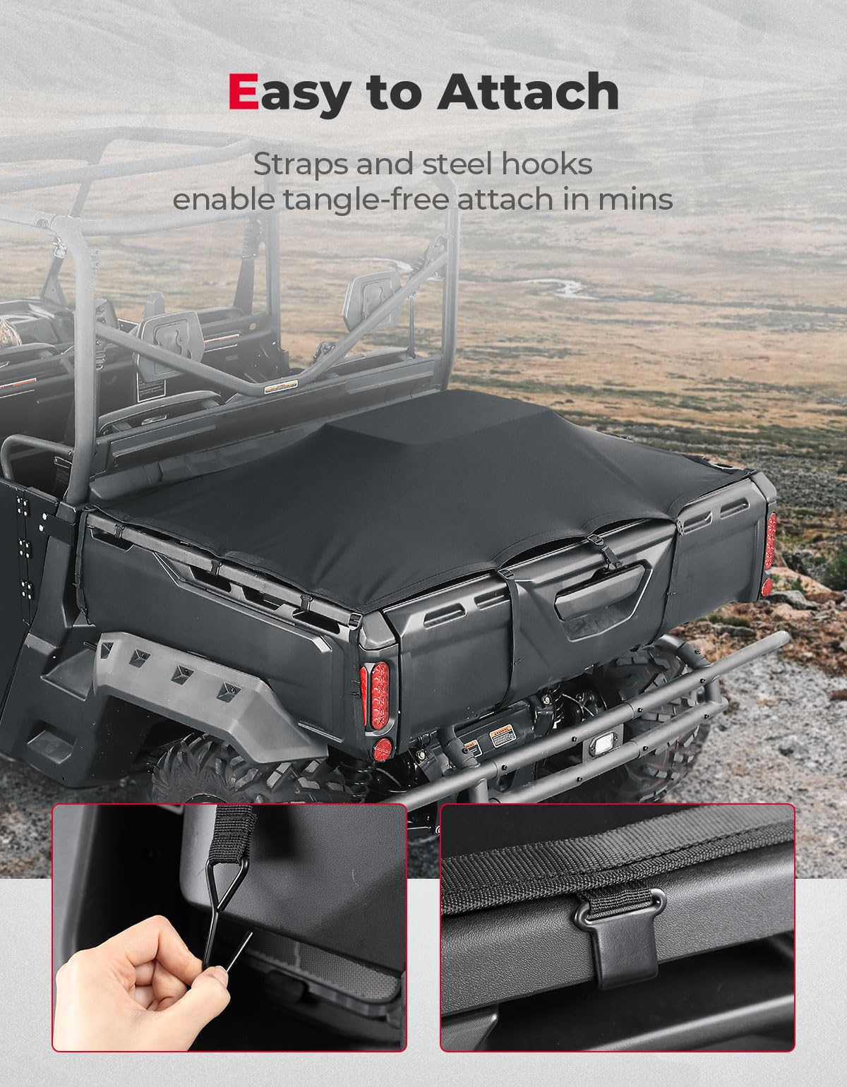 KEMIMOTO Defender rete elastica cassone copertura carico
