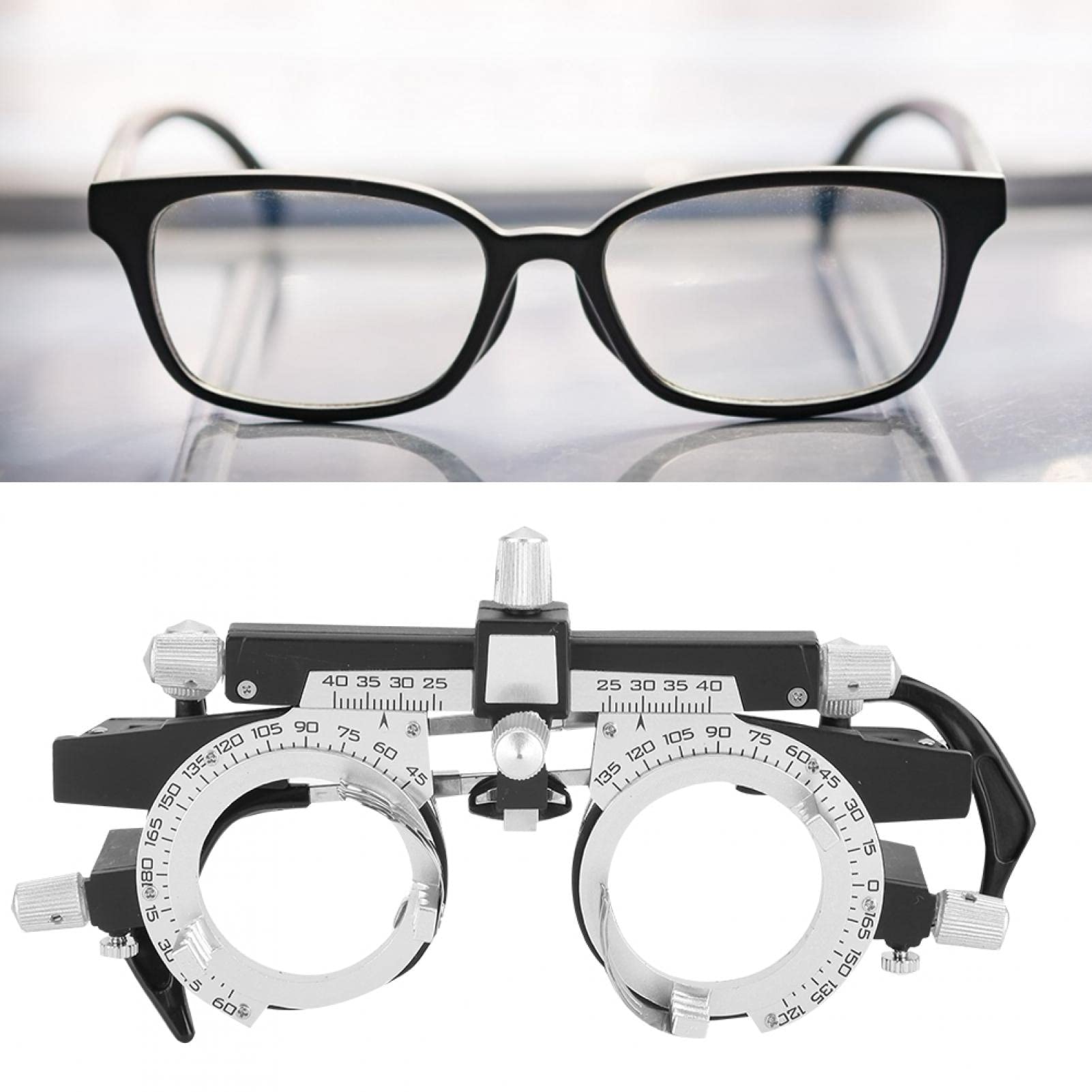 Kuuleyn montatura prova lenti optometria PD 48-80 mm 4 lenti
