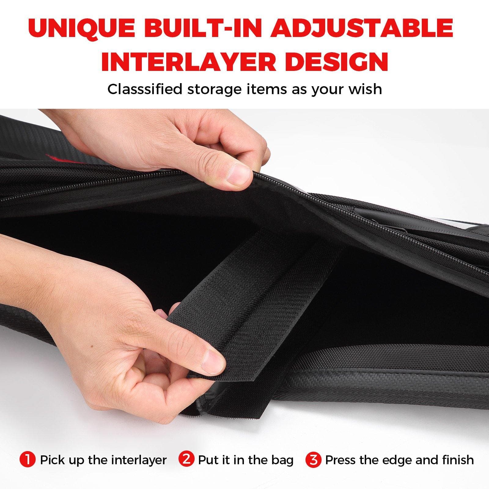 KEMIMOTO Borsa Sottotetto per Polaris RZR XP 1000 Impermeabile