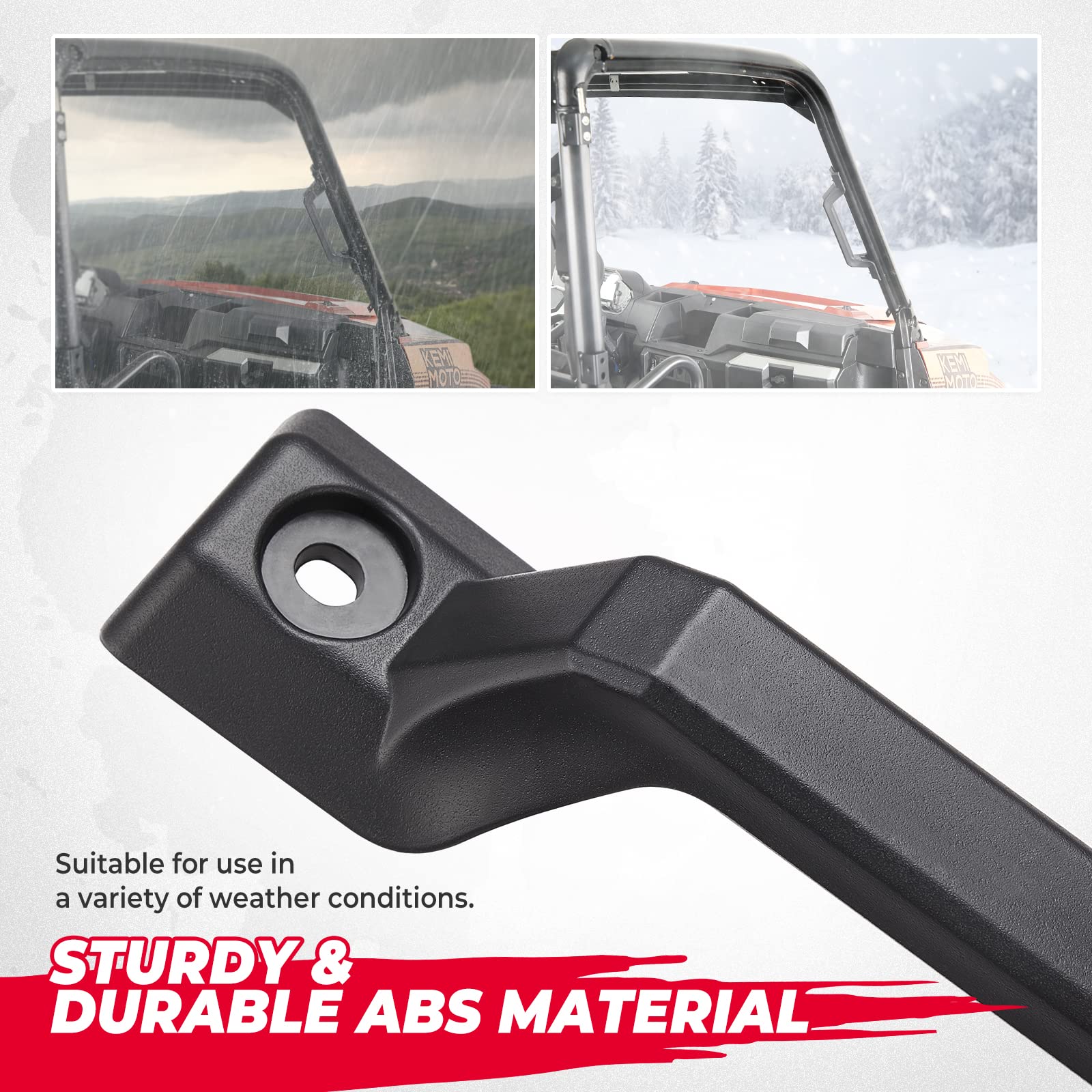KEMIMOTO B0111-04301BK maniglia appiglio Ranger ABS nera