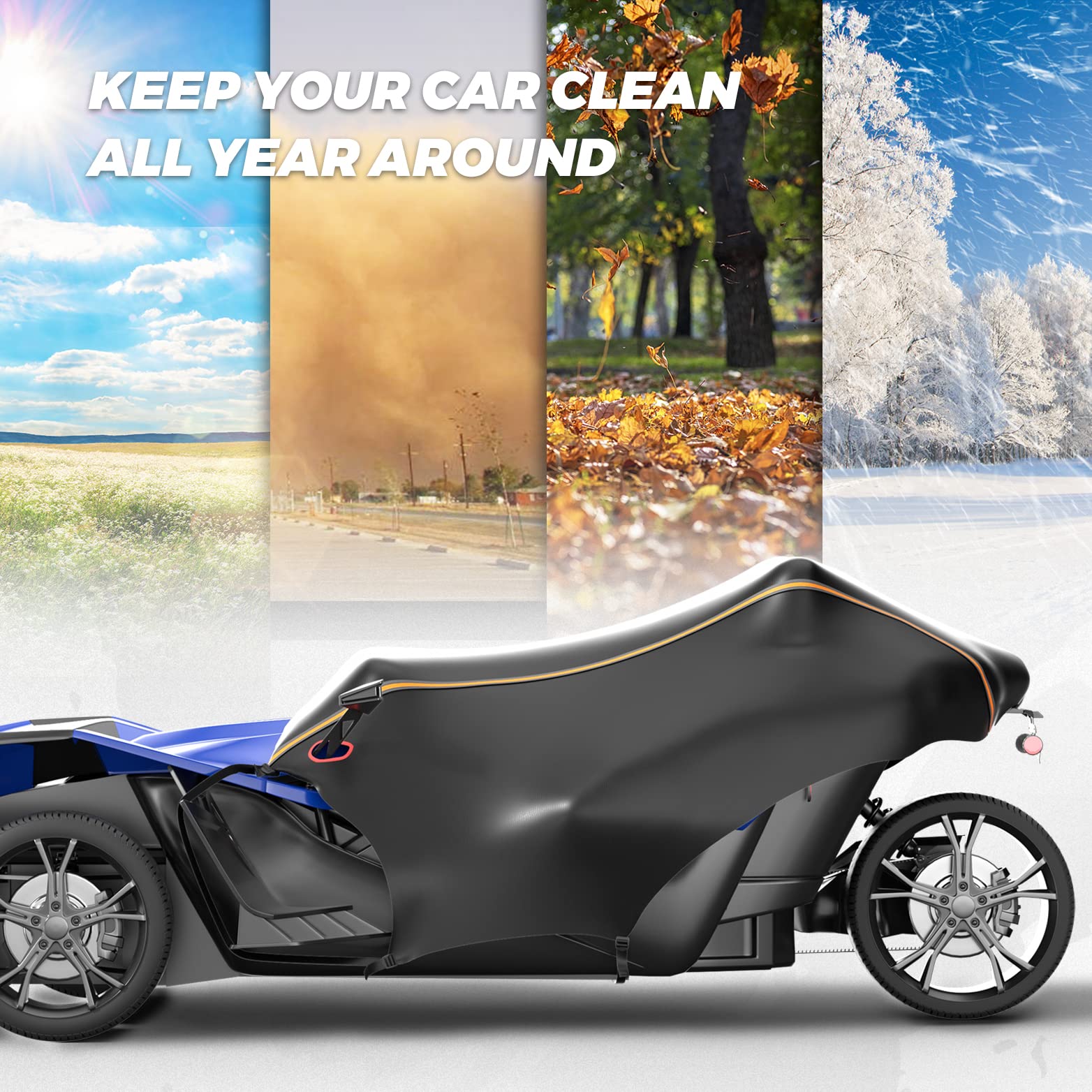 KEMIMOTO Telo Copriabitacolo Slingshot S R SL Impermeabile