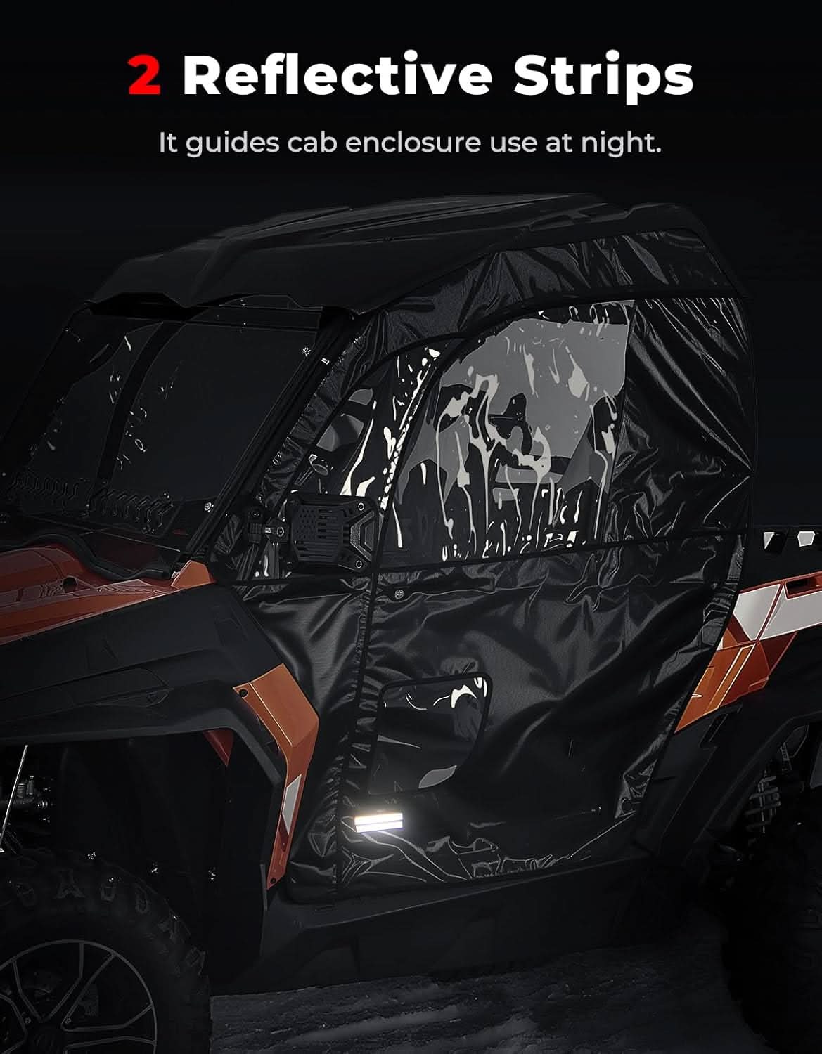KEMIMOTO ZForce 500/800EX/1000 porte superiori UTV con zip YKK