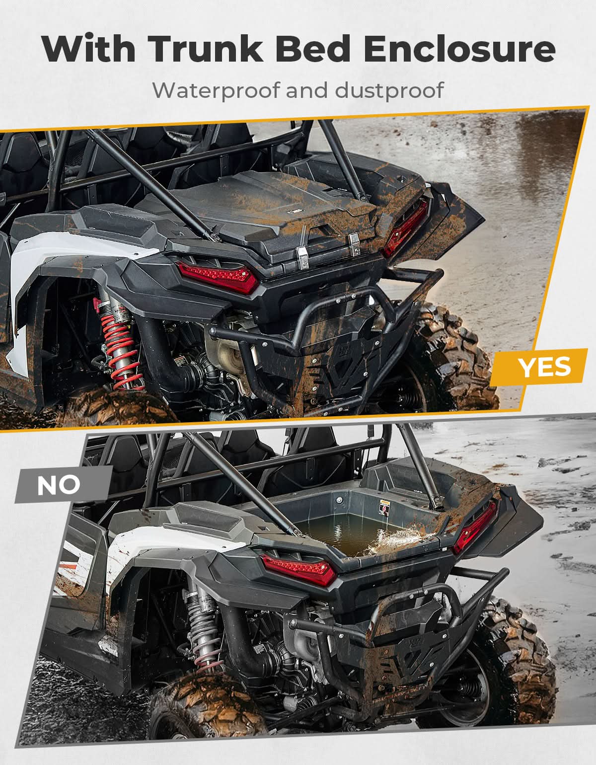 KEMIMOTO RZR XP 1000 2024 vano bagagliaio con serratura PP