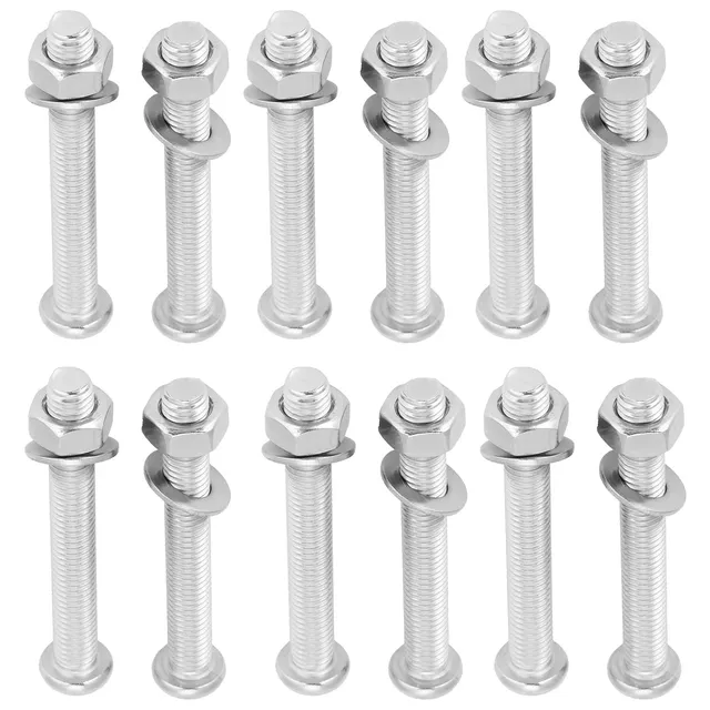 Hapivida Kit Bulloni Scala Piscina Inox 12 Pezzi 67 mm