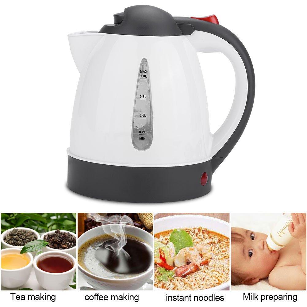 Kuuleyn Bollitore Elettrico Auto 24V 1000 ml Acciaio Inox