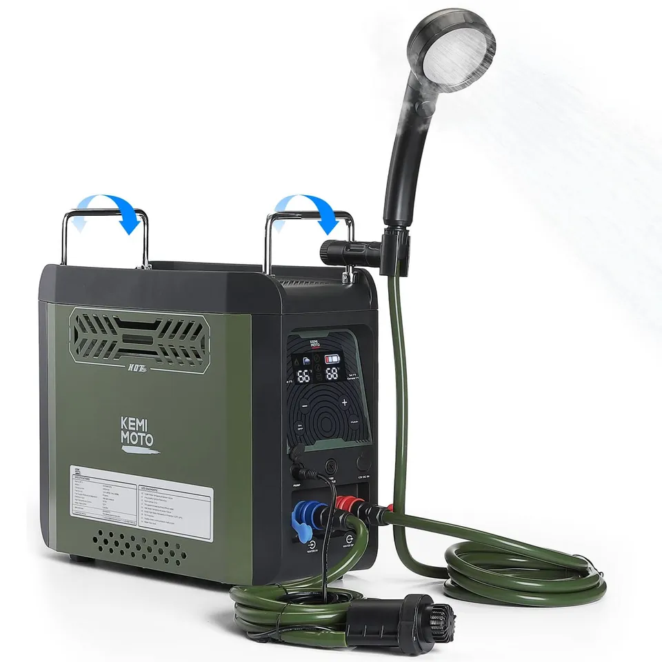 KEMIMOTO scaldabagno portatile campeggio 20000 BTU con pompa